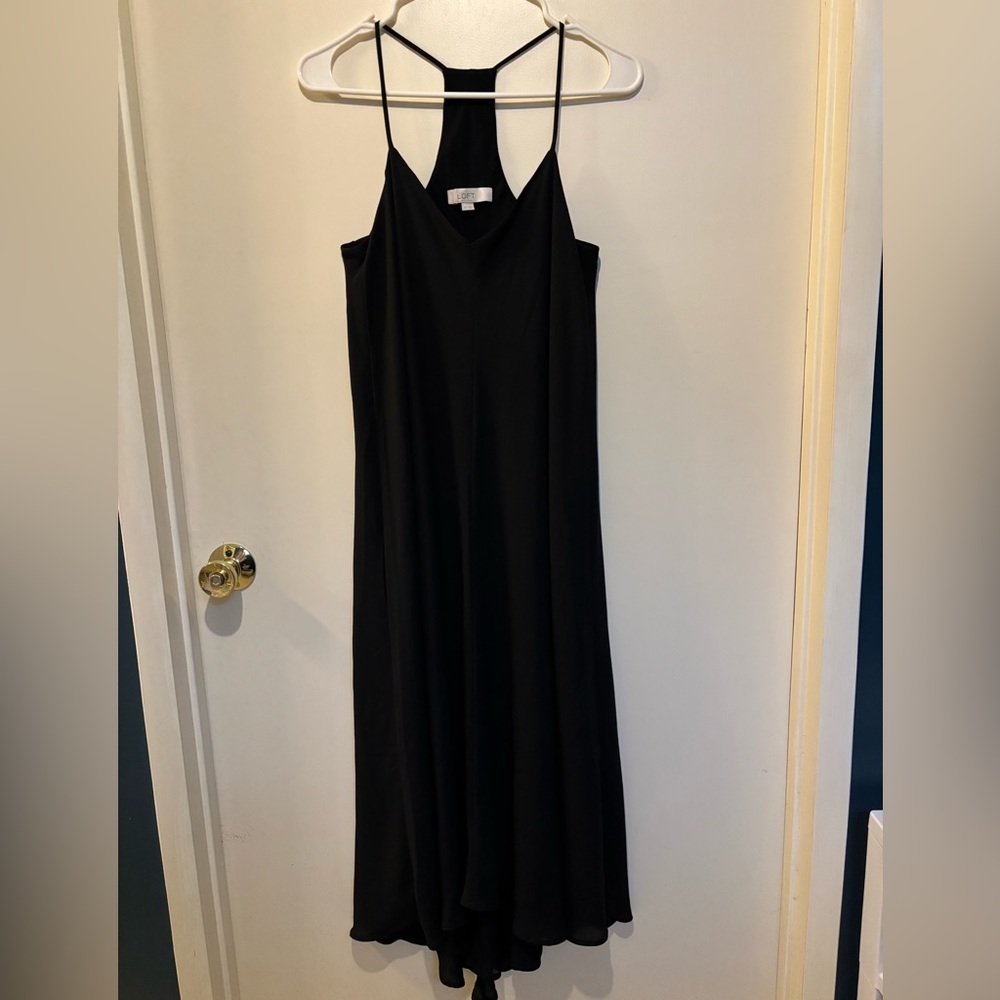 Black maxi dress